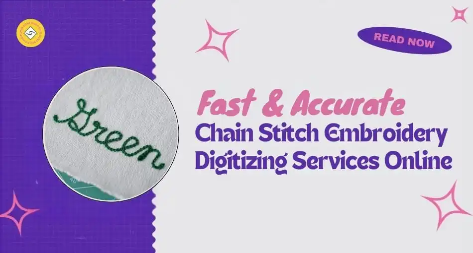 chain stitch embroidery digitizing services